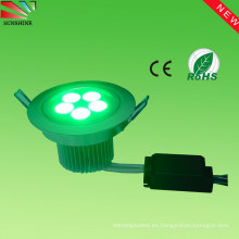 5 * 3W RGB 3in1 LED abajo de la luz